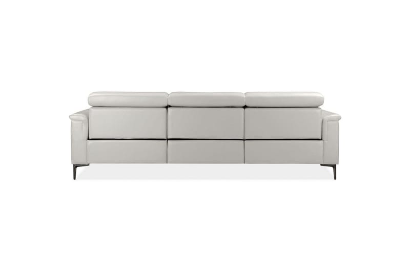 Reclinersoffa med hörn Loft24 Hörnsoffa 3-sits Lund Cream White Vänster - Möbler - Soffa - Skinnsoffor