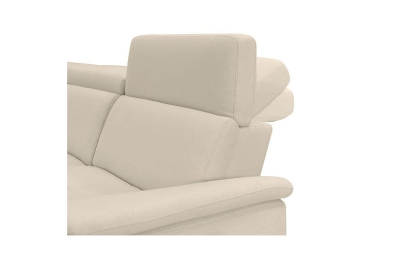 Reclinersoffa med hörn Loft24 Hörnsoffa 3-sits Pareli Vit Vänster - Möbler - Soffa - Biosoffa & reclinersoffa