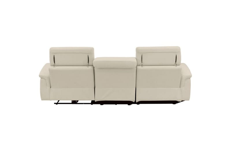 Reclinersoffa med hörn Loft24 Hörnsoffa 3-sits Pareli Vit Vänster - Möbler - Soffa - Biosoffa & reclinersoffa