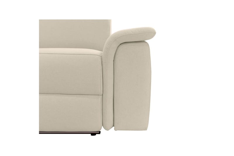 Reclinersoffa med hörn Loft24 Hörnsoffa 3-sits Pareli Vit Vänster - Möbler - Soffa - Biosoffa & reclinersoffa