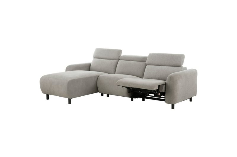 Reclinersoffa med hörn Loft24 Hörnsoffa Loft24 Skaane med manuell fåtölj Grey Manchester - Möbler - Soffa - Biosoffa & reclinersoffa