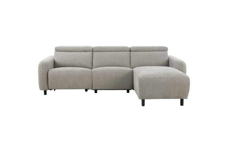 Reclinersoffa med hörn Loft24 Skaane Reclinersoffa 3-sits Grey1 Belfast fabric, undefined