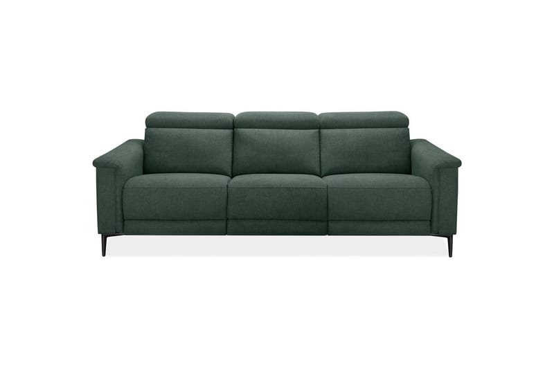 Reclinersoffa utan hörn Loft24 3-sitssoffa Lund Dark Green - Möbler - Soffa - 3 sits soffa