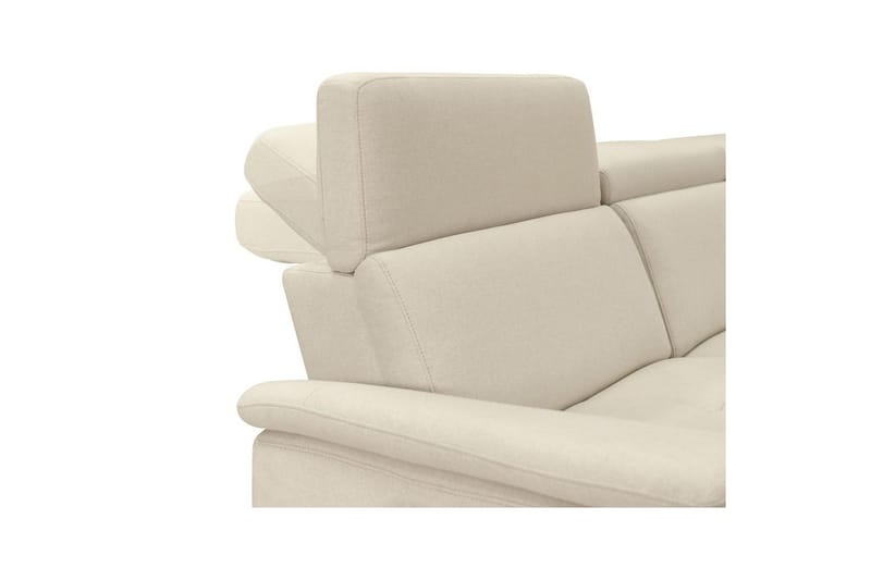 Reclinersoffa utan hörn Loft24 3-sitssoffa Rayland Vit - Möbler - Soffa - 3 sits soffa