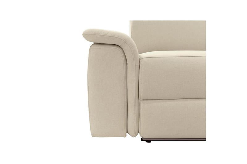 Reclinersoffa utan hörn Loft24 3-sitssoffa Rayland Vit - Möbler - Soffa - 3 sits soffa