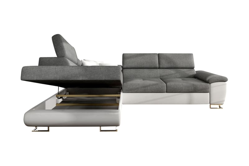 Reginia Bäddsoffa m. Schäslong 3-sits - Grön - Möbler - Soffa - Bäddsoffa