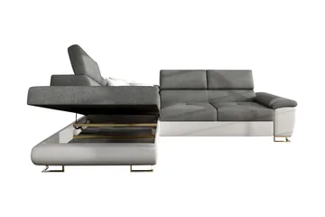 Reginia Bäddsoffa m. Schäslong 3-sits - Grön - Möbler - Soffa - Bäddsoffa