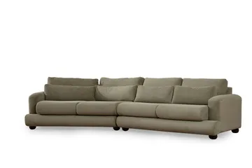 Relento Svängd Soffa 4-sits - Grön - Möbler - Soffa - 4 sits soffa