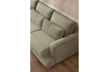 Relento Svängd Soffa 4-sits - Grön - Möbler - Soffa - 4 sits soffa