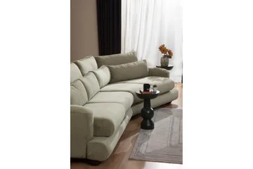 Relento Svängd Soffa 4-sits - Grön - Möbler - Soffa - 4 sits soffa