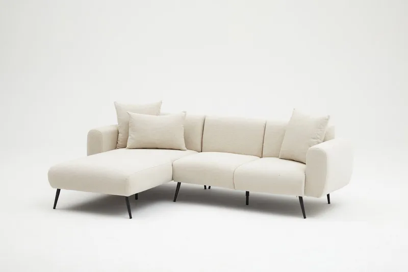 Reverto Fotpall 105 cm - Peach - Möbler - Soffa - Divansoffor & schäslongsoffa