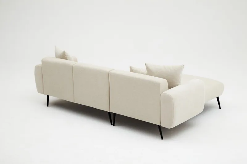 Reverto Fotpall 105 cm - Peach - Möbler - Soffa - Divansoffor & schäslongsoffa
