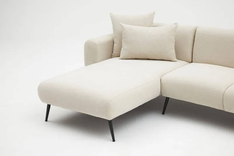 Reverto Fotpall 105 cm - Peach - Möbler - Soffa - Divansoffor & schäslongsoffa