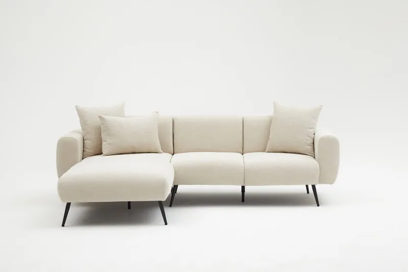 Reverto Fotpall 105 cm - Peach - Möbler - Soffa - Divansoffor & schäslongsoffa