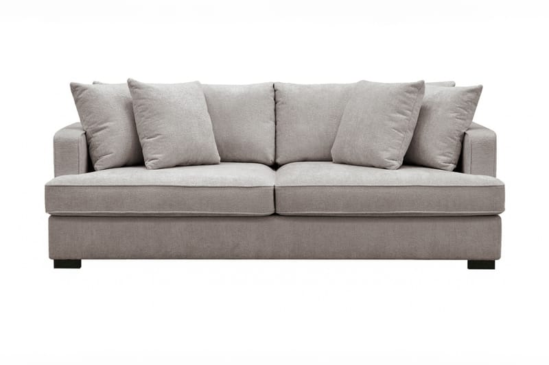 Rossita 3-sits Djup Soffa i Chenille - Grå / Brun - Möbler - Soffa - 3 sits soffa
