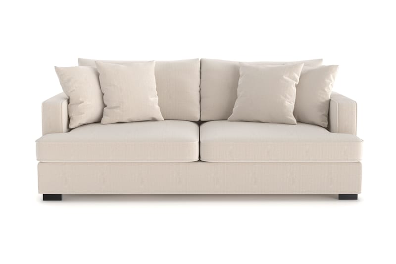 Rossita 3-sits Djup Soffa i Manchester - Beige - Möbler - Soffa - 3 sits soffa