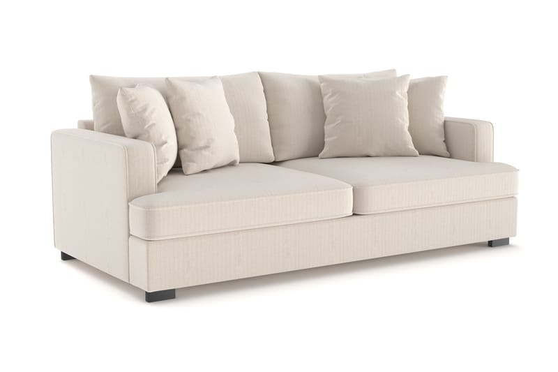 Rossita 3-sits Djup Soffa i Manchester - Beige - Möbler - Soffa - 3 sits soffa