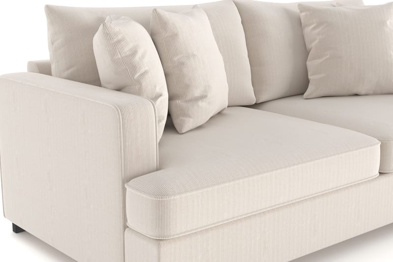 Rossita 3-sits Djup Soffa i Manchester - Beige - Möbler - Soffa - 3 sits soffa