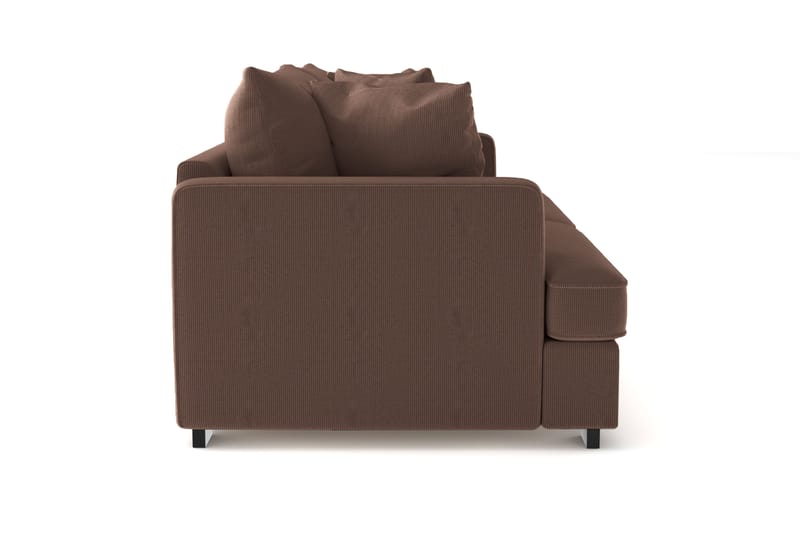 Rossita 3-sits Djup Soffa i Manchester - Brun - Möbler - Soffa - 3 sits soffa