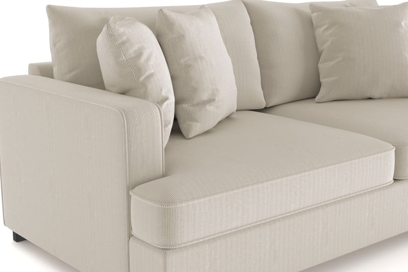Rossita 3-sits Djup Soffa i Manchester - Greige - Möbler - Soffa - 3 sits soffa