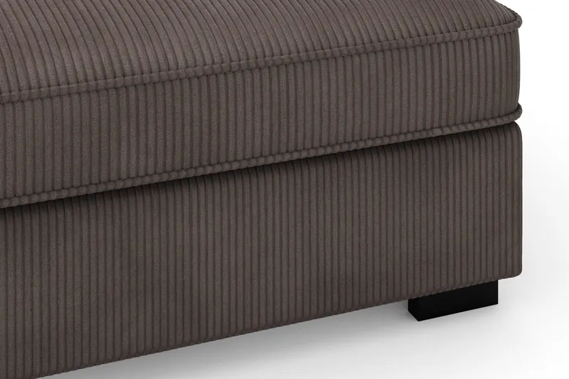 Rossita 3-sits Djup Soffa i Manchester - Mörkgrå - Möbler - Soffa - Sammetssoffa