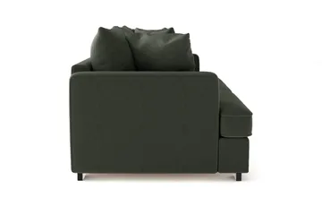 Rossita 3-sits Djup Soffa i Manchester - Mörkgrön - Möbler - Soffa - 3 sits soffa