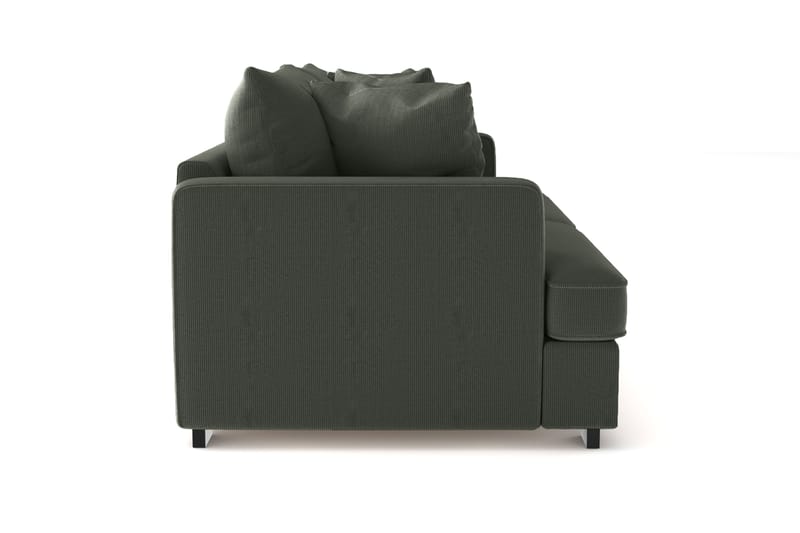 Rossita 3-sits Djup Soffa i Manchester - Mörkgrön - Möbler - Soffa - 3 sits soffa