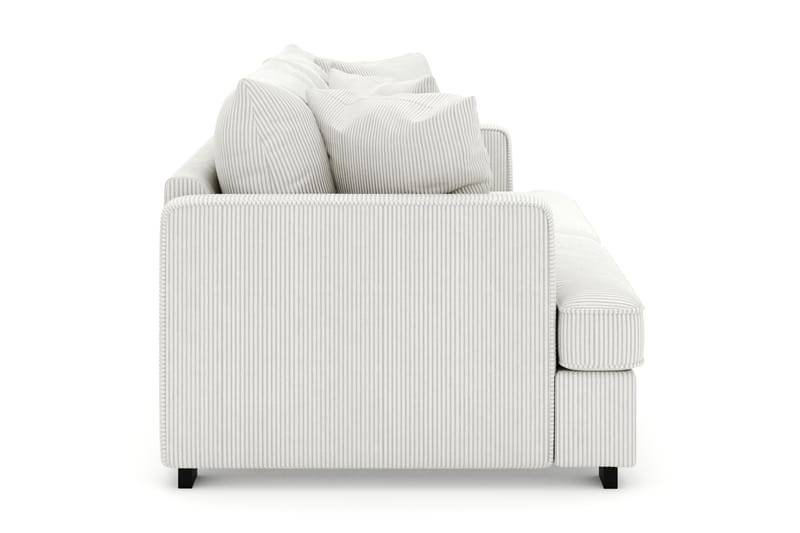 Rossita 3-sits Djup Soffa i Manchester - Offwhite - Möbler - Soffa - Sammetssoffa