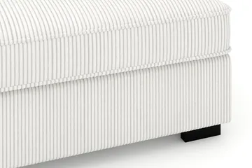 Rossita 3-sits Djup Soffa i Manchester - Offwhite - Möbler - Soffa - Sammetssoffa