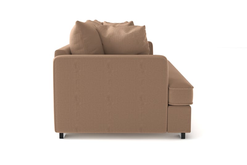 Rossita 3-sits Djup Soffa med hel dyna i Manchester - Brun - Möbler - Soffa - 3 sits soffa