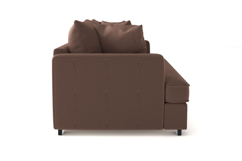 Rossita 3-sits Djup Soffa med hel dyna i Manchester - Brun - Möbler - Soffa - 3 sits soffa
