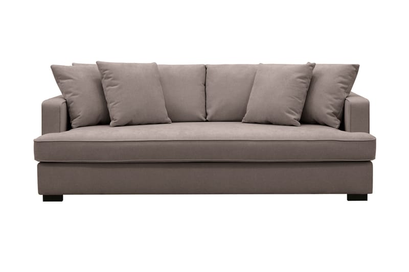 Rossita 3-sits Djup Tygsoffa - Brun - Möbler - Soffa - 3 sits soffa