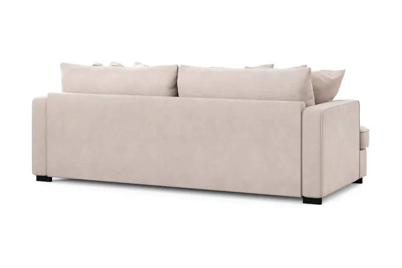 Rossita 4-sits Djup Sammetsoffa - Beige - Möbler - Soffa - Sammetssoffa