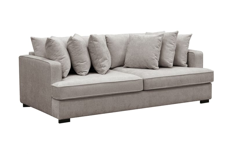 Rossita 4-sits Djup Soffa i Chenille - Grå / Brun - Möbler - Soffa - 4 sits soffa