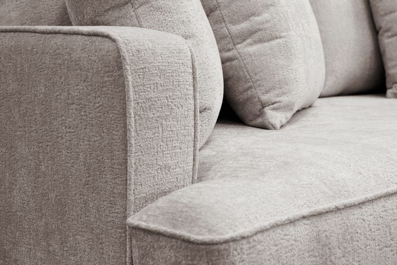 Rossita 4-sits Djup Soffa i Chenille - Grå / Brun - Möbler - Soffa - 4 sits soffa