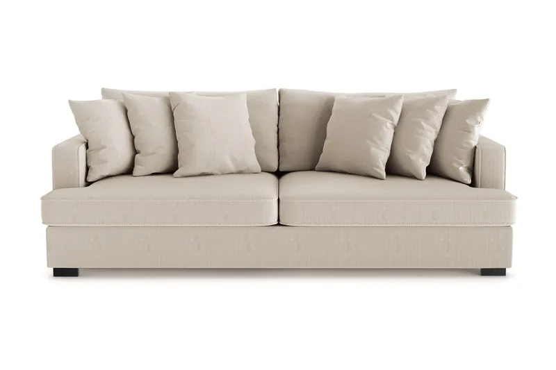 Rossita 4-sits Djup Soffa i Manchester - Greige - Möbler - Soffa - 4 sits soffa