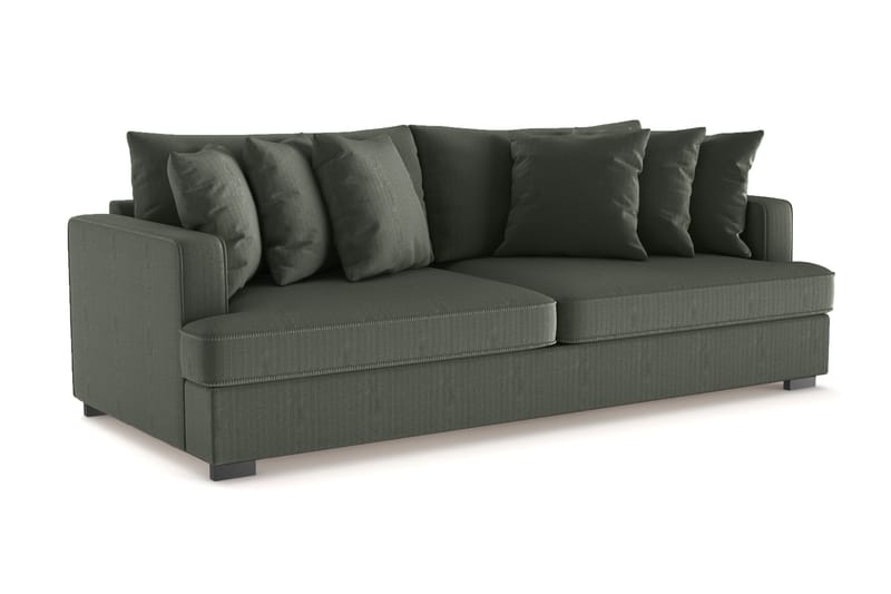 Rossita 4-sits Djup Soffa i Manchester - Mörkgrön - Möbler - Soffa - 4 sits soffa
