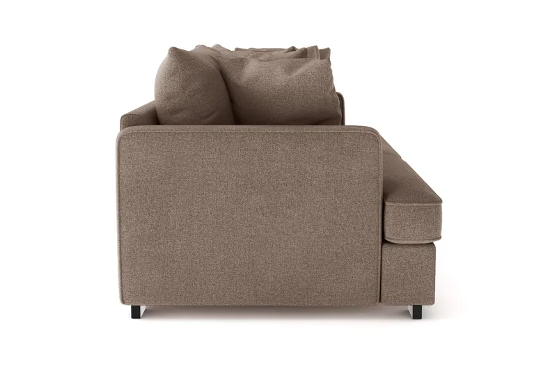Rossita 4-sits Djup Soffa i Tyg - Brun - Möbler - Soffa - 4 sits soffa