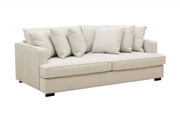 Rossita 4-sits Djup Tygsoffa - Beige - Möbler - Soffa - 4 sits soffa
