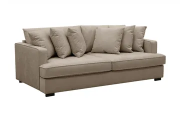 Rossita 4-sits Djup Tygsoffa - Brun - Möbler - Soffa - 4 sits soffa