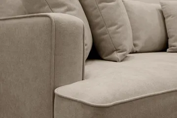 Rossita 4-sits Djup Tygsoffa - Brun - Möbler - Soffa - 4 sits soffa