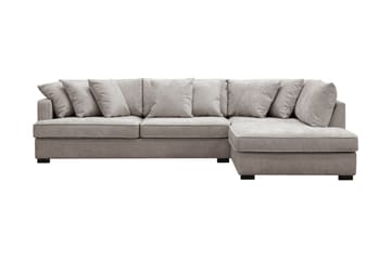 Rossita 4-sits Högervänd L-formad Djup Schäslongsoffa i Chenille