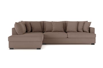 Rossita 4-sits Vänstervänd L-formad Djup Schäslongsoffa i Tyg