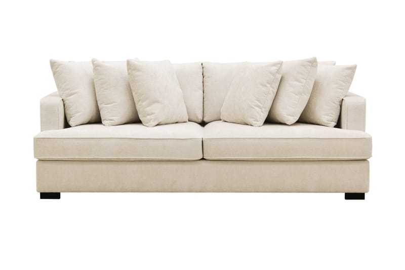 Rossita Djup 4-sits Soffa i chenille - Ljus Beige - Möbler - Soffa - 4 sits soffa