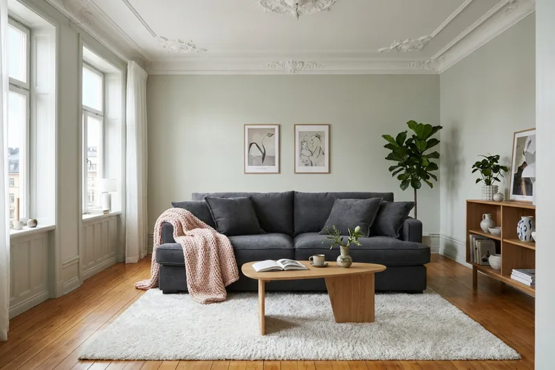 Rossita Lyx 2,5-sits Extra djup Soffa i Chenille - Trenza 01, Svart Chenille - Möbler - Soffa - 3 sits soffa