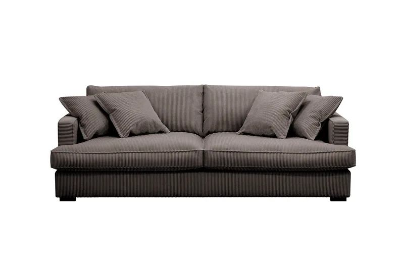 Rossita Lyx 2,5-sits Extra djup Soffa i Manchester - Brun - Möbler - Soffa - 3 sits soffa