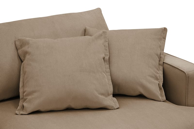 Rossita Lyx 2,5-sits Extra djup Soffa i Manchester - Ljusbrun - Möbler - Soffa - 3 sits soffa