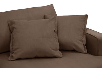 Rossita Lyx 2,5-sits Extra djup Soffa i Manchester - Mörkbrun - Möbler - Soffa - 3 sits soffa