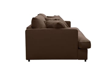 Rossita Lyx 2,5-sits Extra djup Soffa i Manchester - Mörkbrun - Möbler - Soffa - 3 sits soffa