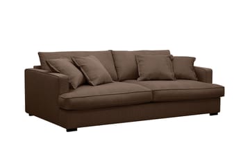 Rossita Lyx 2,5-sits Extra djup Soffa i Manchester - Mörkbrun - Möbler - Soffa - 3 sits soffa